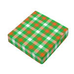 Irish Checkered St. Patrick's Day Print Outdoor Seat Cushion Cover