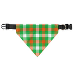 Irish Checkered St. Patrick's Day Print Over The Collar Dog Bandana