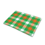 Irish Checkered St. Patrick's Day Print Pet Cooling Mat Cover