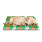 Irish Checkered St. Patrick's Day Print Pet Cooling Mat Cover