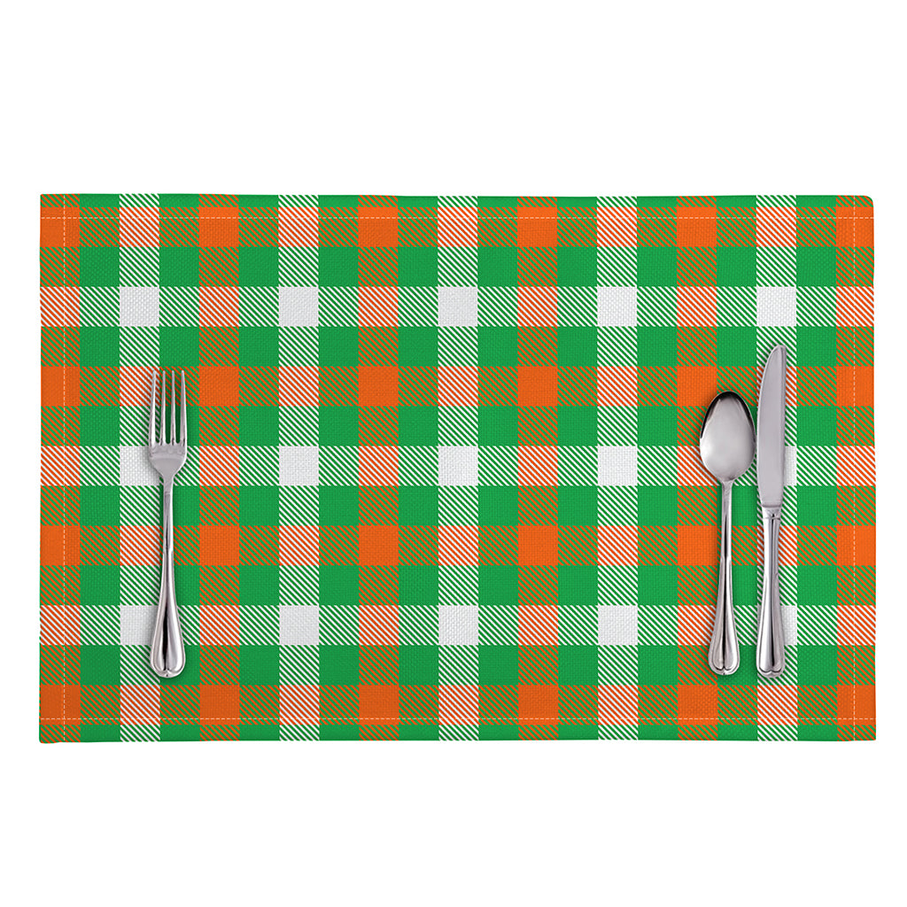 Irish Checkered St. Patrick's Day Print Placemat