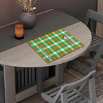 Irish Checkered St. Patrick's Day Print Placemat