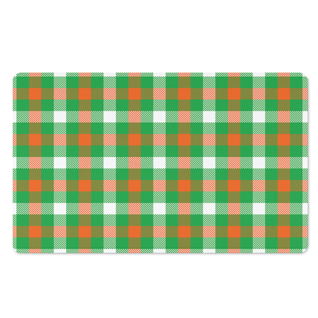 Irish Checkered St. Patrick's Day Print Polyester Doormat