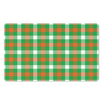 Irish Checkered St. Patrick's Day Print Polyester Doormat