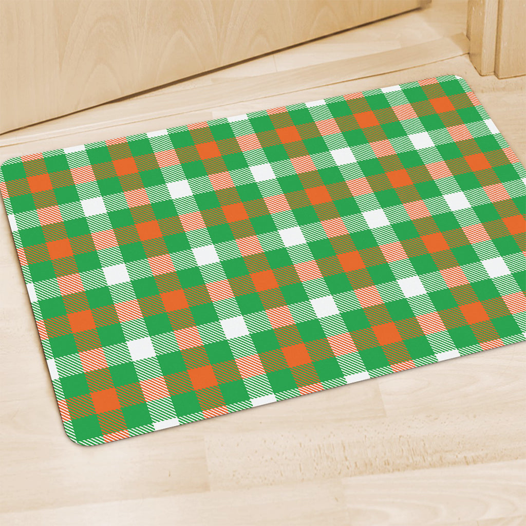 Irish Checkered St. Patrick's Day Print Polyester Doormat