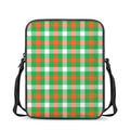 Irish Checkered St. Patrick's Day Print Rectangular Crossbody Bag