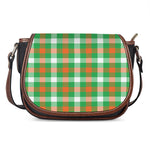 Irish Checkered St. Patrick's Day Print Saddle Bag