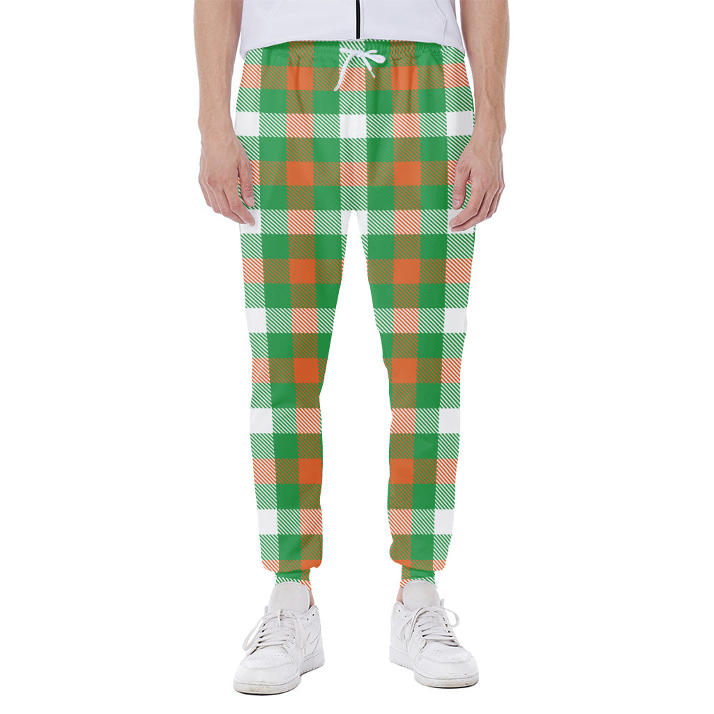 Irish Checkered St. Patrick's Day Print Scuba Joggers