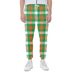 Irish Checkered St. Patrick's Day Print Scuba Joggers