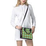 Irish Checkered St. Patrick's Day Print Shoulder Handbag
