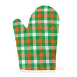 Irish Checkered St. Patrick's Day Print Single Oven Mitt