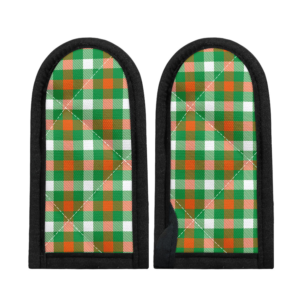 Irish Checkered St. Patrick's Day Print Skillet Handle Cover