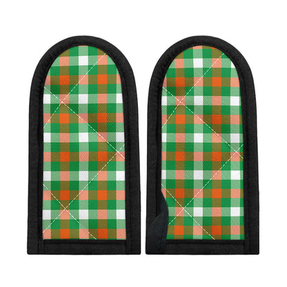 Irish Checkered St. Patrick's Day Print Skillet Handle Cover