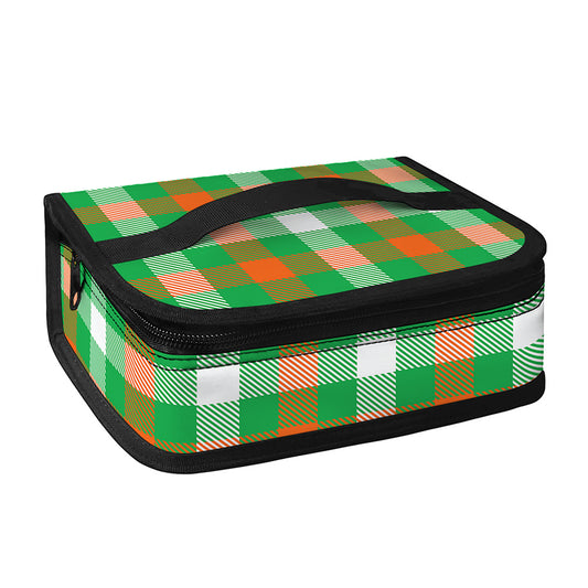Irish Checkered St. Patrick's Day Print Small Lunch Bag