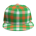 Irish Checkered St. Patrick's Day Print Snapback Cap