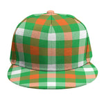 Irish Checkered St. Patrick's Day Print Snapback Cap