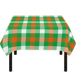 Irish Checkered St. Patrick's Day Print Tablecloth