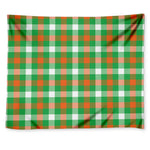 Irish Checkered St. Patrick's Day Print Tapestry