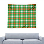 Irish Checkered St. Patrick's Day Print Tapestry
