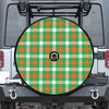 Irish Checkered St. Patrick's Day Print Tire Cover With Camera Hole