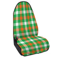 Irish Checkered St. Patrick's Day Print Waterproof Car Seat Cover