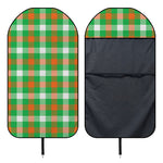 Irish Checkered St. Patrick's Day Print Waterproof Car Seat Cover