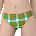 Irish Checkered St. Patrick's Day Print Women's Panties