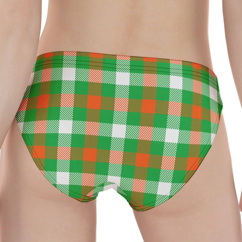 Irish Checkered St. Patrick's Day Print Women's Panties