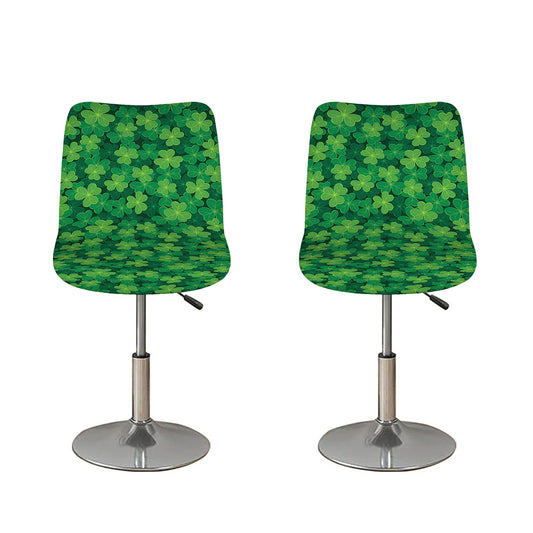 Irish Clover Saint Patrick's Day Print Bar Stool Covers