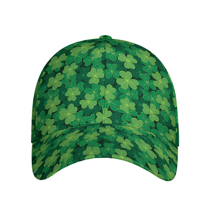 Irish Clover Saint Patrick's Day Print Baseball Cap