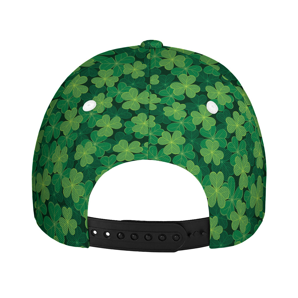 Irish Clover Saint Patrick's Day Print Baseball Cap