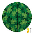 Irish Clover Saint Patrick's Day Print Basketball