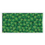 Irish Clover Saint Patrick's Day Print Beach Towel