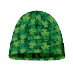 Irish Clover Saint Patrick's Day Print Beanie