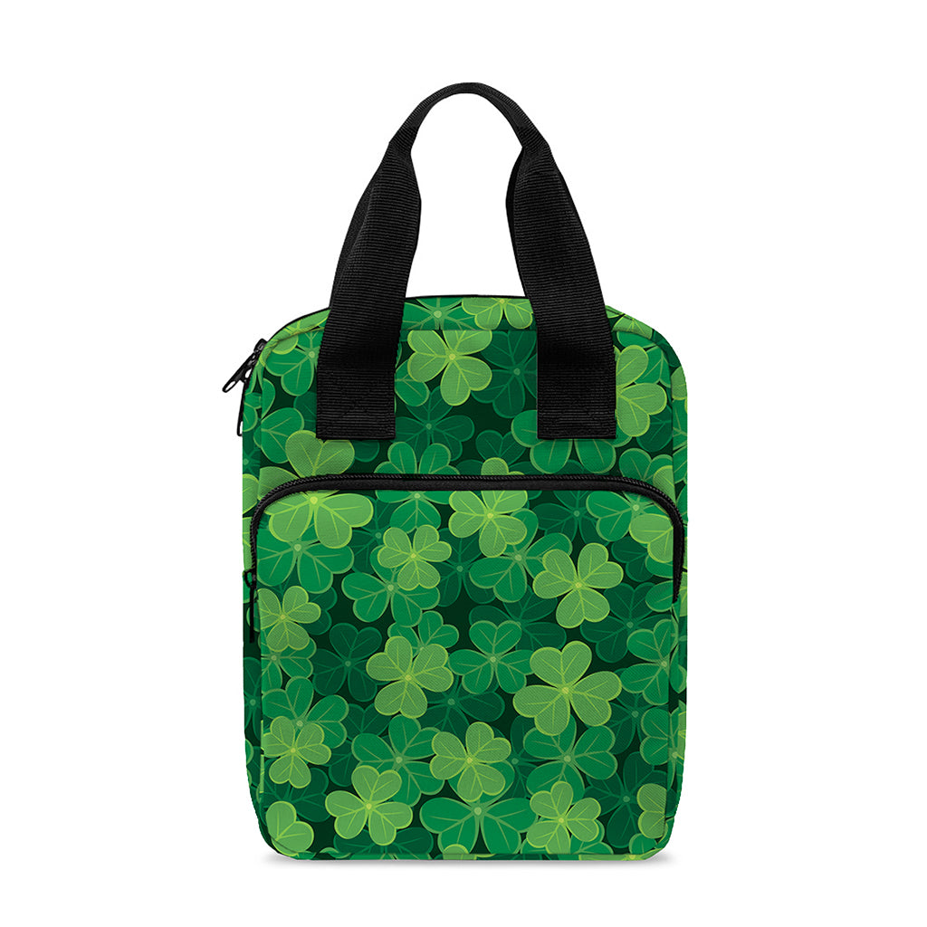 Irish Clover Saint Patrick's Day Print Bible Tote Bag