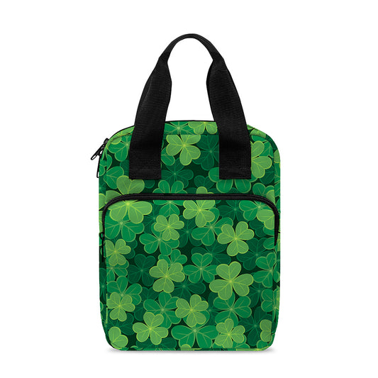 Irish Clover Saint Patrick's Day Print Bible Tote Bag