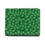 Irish Clover Saint Patrick's Day Print Bifold Wallet