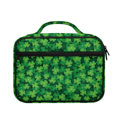 Irish Clover Saint Patrick's Day Print Briefcase Bible Bag