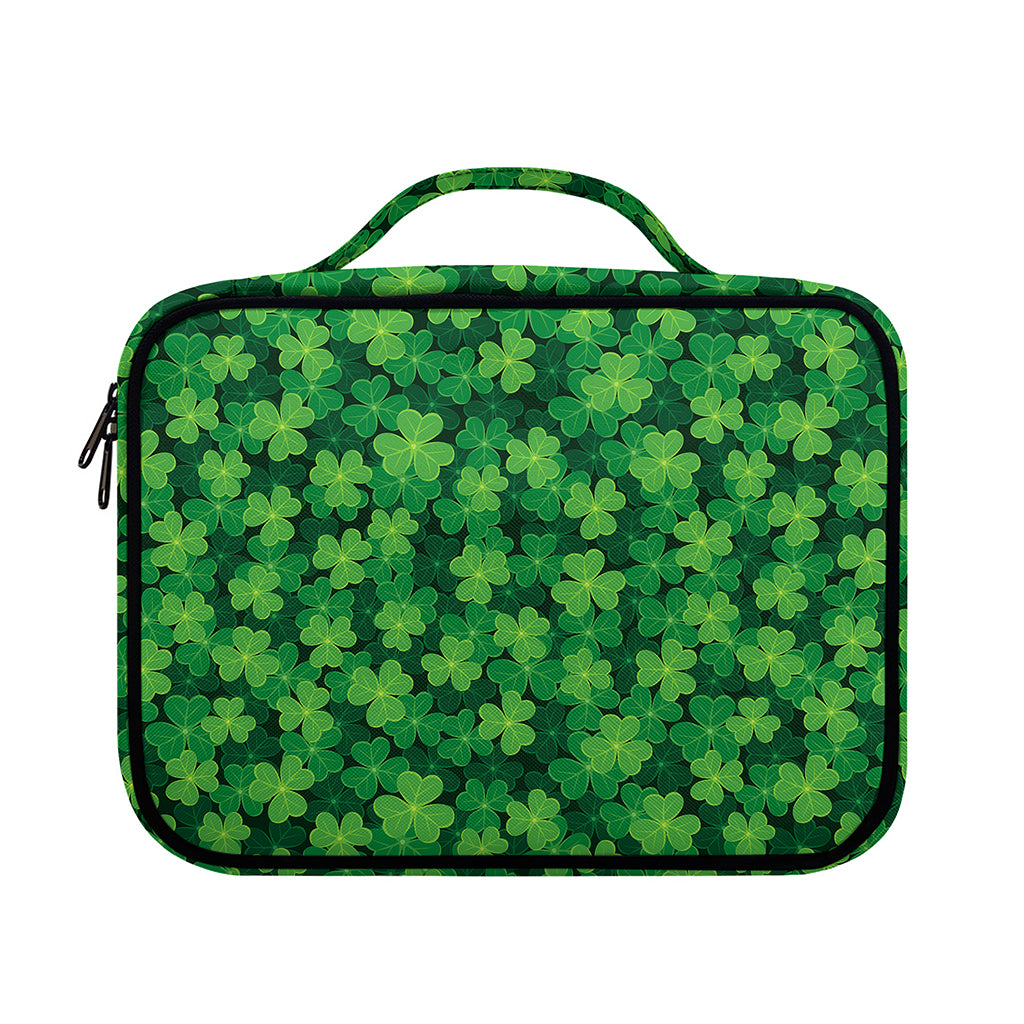 Irish Clover Saint Patrick's Day Print Briefcase Bible Bag