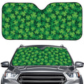 Irish Clover Saint Patrick's Day Print Car Windshield Sun Shade