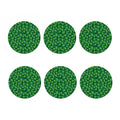 Irish Clover Saint Patrick's Day Print Coaster Set