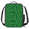 Irish Clover Saint Patrick's Day Print Crossbody Lunch Bag