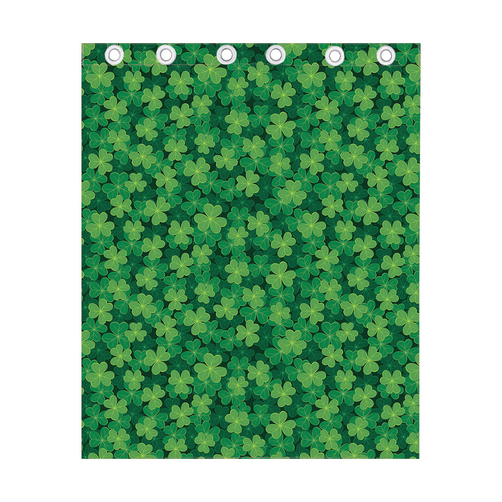 Irish Clover Saint Patrick's Day Print Curtain