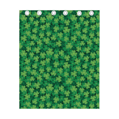 Irish Clover Saint Patrick's Day Print Curtain