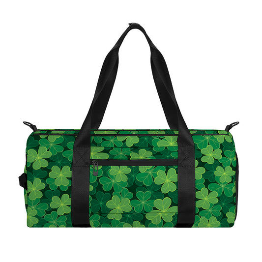Irish Clover Saint Patrick's Day Print Gym Bag