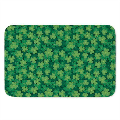 Irish Clover Saint Patrick's Day Print Indoor Door Mat