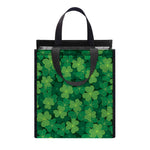 Irish Clover Saint Patrick's Day Print Insulated Lunch Tote