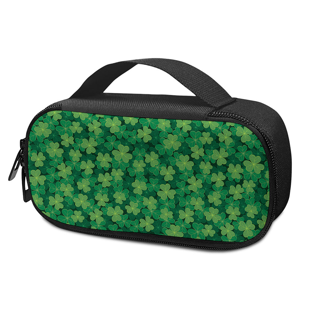 Irish Clover Saint Patrick's Day Print Insulin Cooler Travel Case