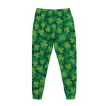 Irish Clover Saint Patrick's Day Print Jogger Pants