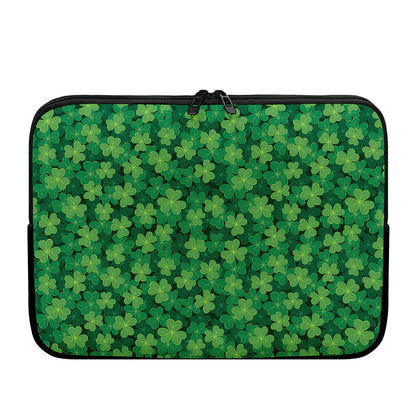 Irish Clover Saint Patrick's Day Print Laptop Sleeve